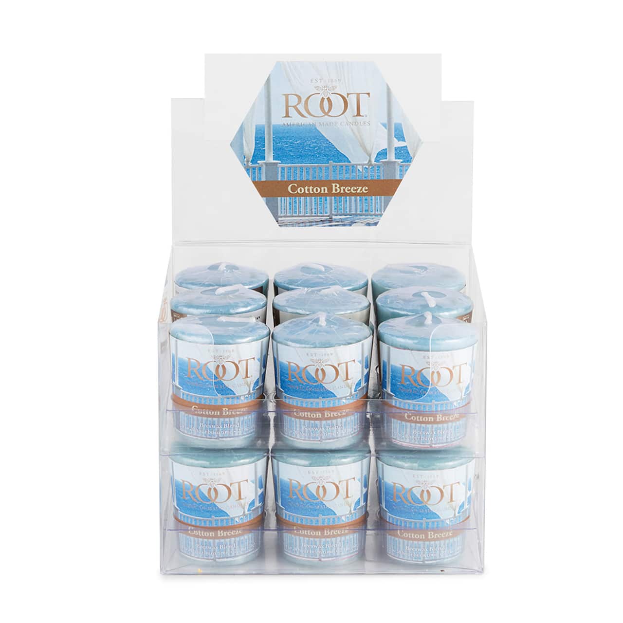 Root Candles Scented 20 Hour Beeswax Blend Votive Candles, 18ct.